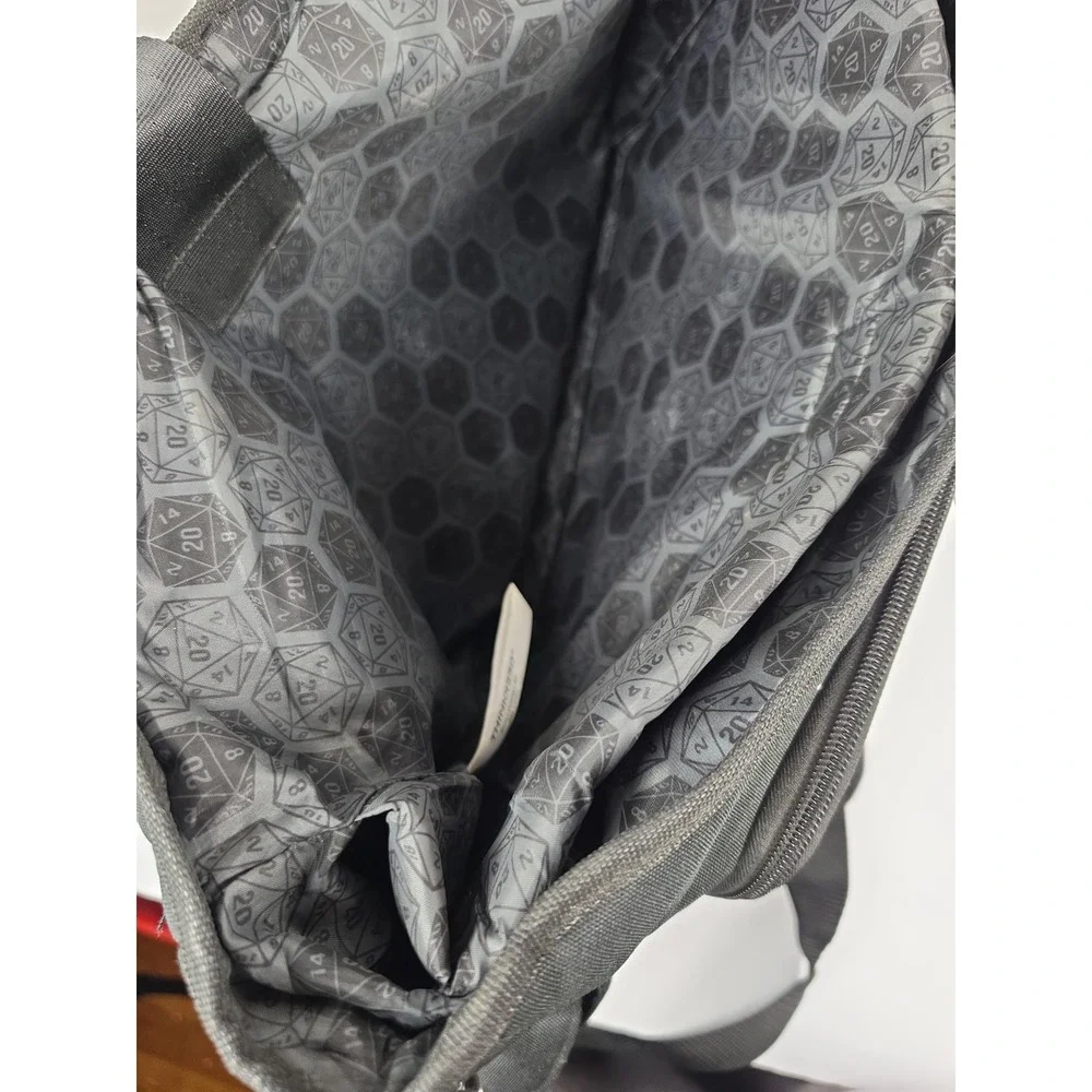 ThinkGeek Bag Of Holding Black Messenger Shoulder Bag Laptop Padded Organizer